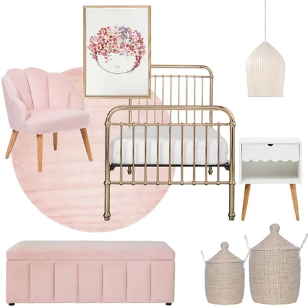 Jess GIRLS Interior Design Mood Board by DOT + POP on Style Sourcebook