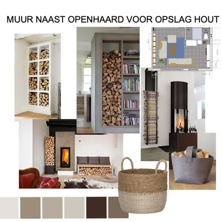 MUUR NAAST OPENHAARD Interior Design Mood Board by Annamarie on Style Sourcebook