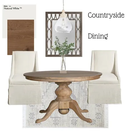 Countryside Dining Interior Design Mood Board by Kalee Elizabeth on Style Sourcebook