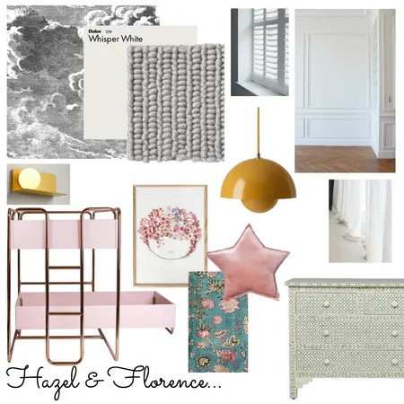 Girls room Interior Design Mood Board by The Stylin Tribe on Style Sourcebook