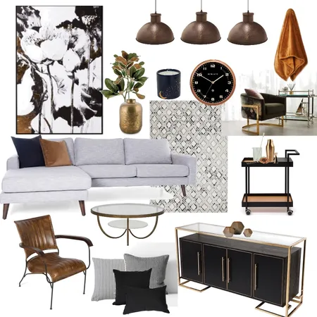 Copper Poppy Interior Design Mood Board by Oleander & Finch Interiors on Style Sourcebook