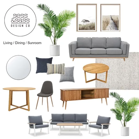 LOURDES/55 – Living/Dining/Sunroom Interior Design Mood Board by Habitat_by_Design on Style Sourcebook