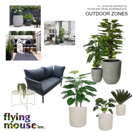 OUTDOOR ZONES Interior Design Mood Board by Flyingmouse inc on Style Sourcebook