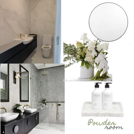 Powder Room Interior Design Mood Board by littlemissapple on Style Sourcebook