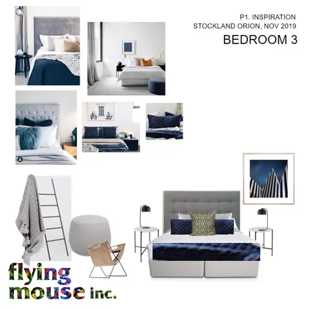 Bedroom 3 Interior Design Mood Board by Flyingmouse inc on Style Sourcebook