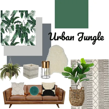 Urban Jungle Interior Design Mood Board by paolodbowe on Style Sourcebook