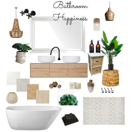 Bathroom Happiness Interior Design Mood Board by BonnieBella on Style Sourcebook