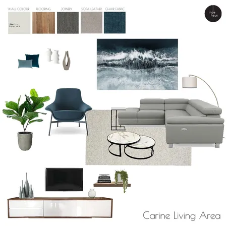 Carine Residence - Living Area 2 Interior Design Mood Board by indehaus on Style Sourcebook