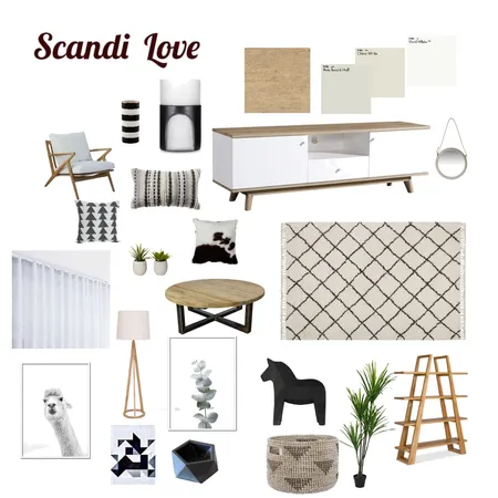 Scandi Love Interior Design Mood Board by BonnieBella on Style Sourcebook