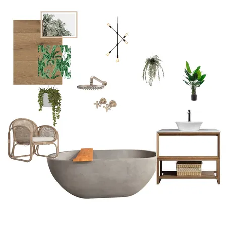 Outdoor Bathroom Interior Design Mood Board by Bluehorizonprints on Style Sourcebook