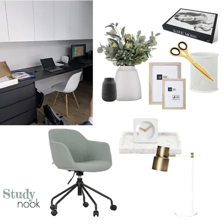 Study nook Interior Design Mood Board by littlemissapple on Style Sourcebook