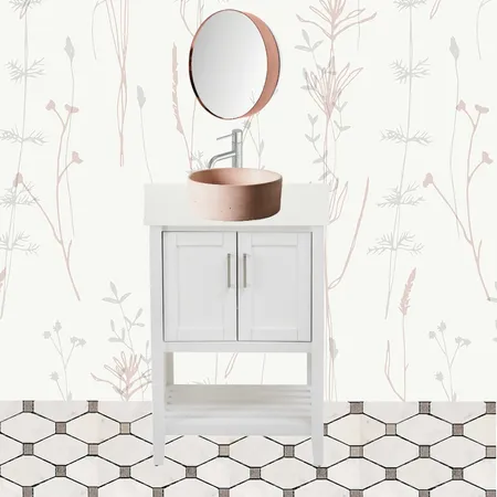 Powder Room Interior Design Mood Board by Jo Laidlow on Style Sourcebook