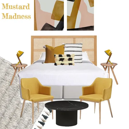 Mustard Bedroom Interior Design Mood Board by Savannah_denny_designs on Style Sourcebook