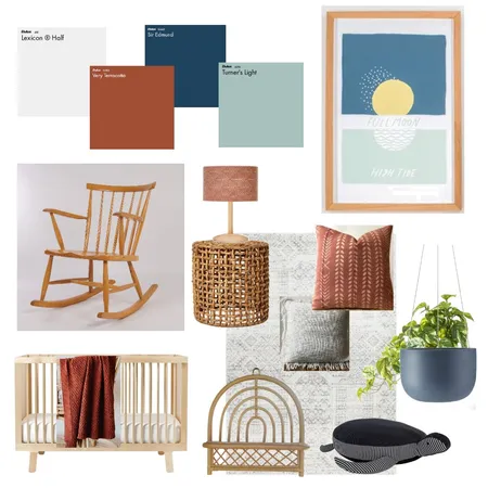 Nursery Inspiration Interior Design Mood Board by Michelle Canny Interiors on Style Sourcebook