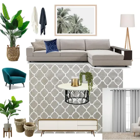 Living Room Interior Design Mood Board by stylehunter on Style Sourcebook