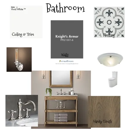 Module 9/ Bathroom Interior Design Mood Board by lbalcar on Style Sourcebook