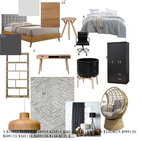 Master Bedroom Interior Design Mood Board by jorja_edwards on Style Sourcebook