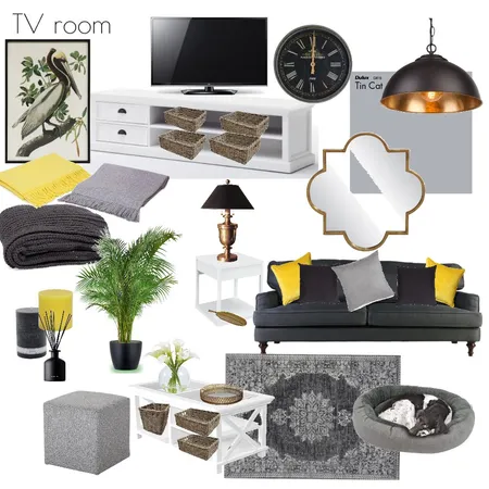 Tv lounge Interior Design Mood Board by DesignByDes on Style Sourcebook