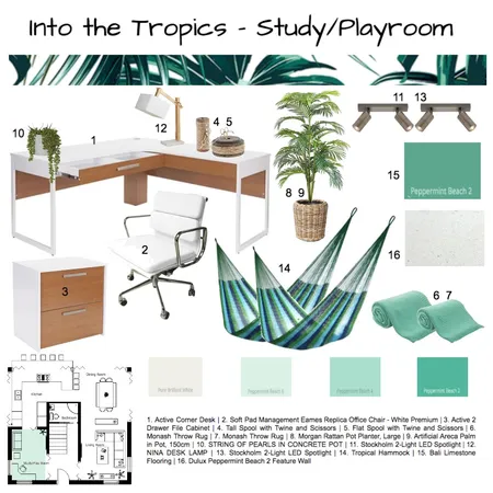 Into the Tropics Interior Design Mood Board by tracy.sa on Style Sourcebook