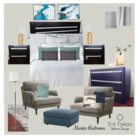 Transitional Coastal Master bedroom Interior Design Mood Board by DA Tailors on Style Sourcebook