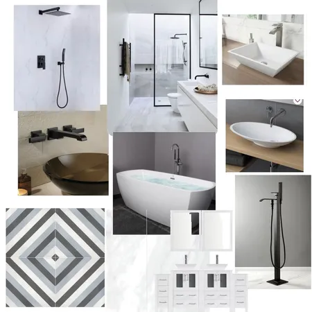 Mark Master Bath Interior Design Mood Board by OTFSDesign on Style Sourcebook