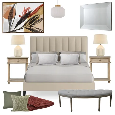 GEOFF MASTER BEDROOM Interior Design Mood Board by TLC Interiors on Style Sourcebook