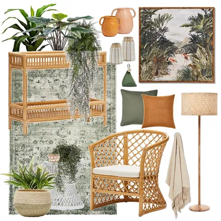 Adairs Jungle Interior Design Mood Board by Thediydecorator on Style Sourcebook