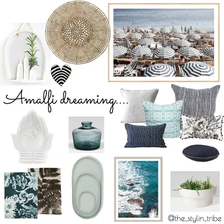 Amalfi dreaming styling concept Interior Design Mood Board by The Stylin Tribe on Style Sourcebook
