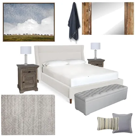 GEOFF GUEST ROOM Interior Design Mood Board by TLC Interiors on Style Sourcebook