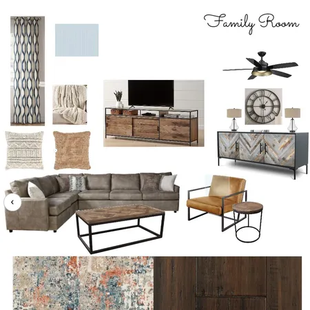 Family Room Interior Design Mood Board by rrenn on Style Sourcebook