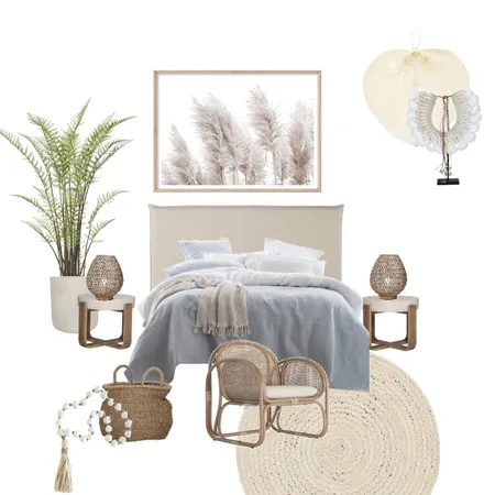 Coastal retreat bedroom Interior Design Mood Board by Simplestyling on Style Sourcebook
