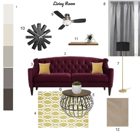 living room Interior Design Mood Board by mashea09 on Style Sourcebook