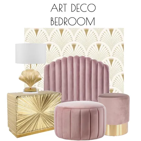 ART DECO BEDROOM Interior Design Mood Board by Espolininterior on Style Sourcebook