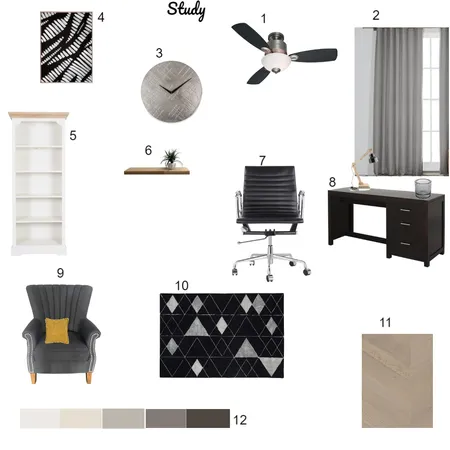 Study Interior Design Mood Board by mashea09 on Style Sourcebook