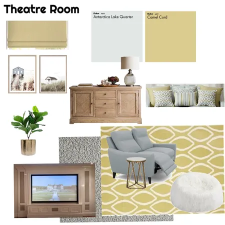Theatre Room Interior Design Mood Board by nicstyled on Style Sourcebook