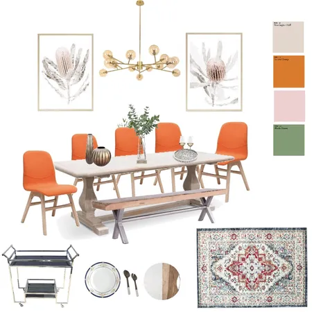 Thanksgiving DR Interior Design Mood Board by Handled on Style Sourcebook