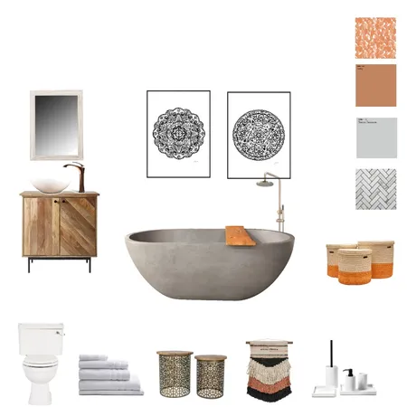 Bathroom Interior Design Mood Board by Handled on Style Sourcebook