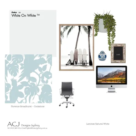 Home Office Materials Board Interior Design Mood Board by AllCustomJoinery on Style Sourcebook