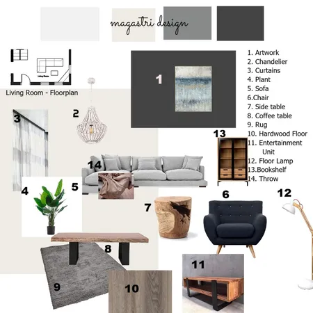 Mood Board Livingroom Interior Design Mood Board by pastro on Style Sourcebook