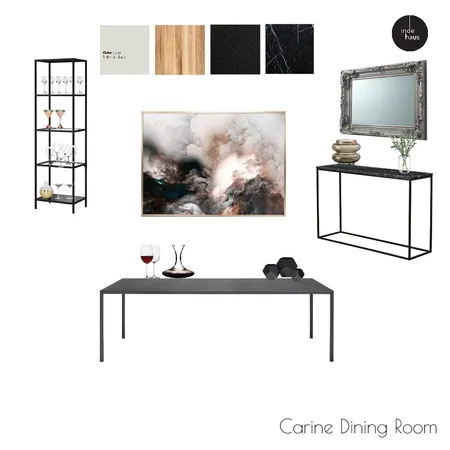 Carine Dining Room Interior Design Mood Board by indehaus on Style Sourcebook