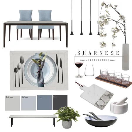 Dinner Party Interior Design Mood Board by jadec design on Style Sourcebook