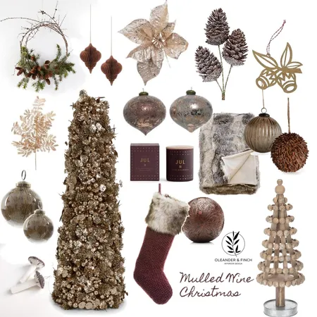 Mulled wine christmas Interior Design Mood Board by Oleander & Finch Interiors on Style Sourcebook