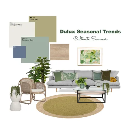 Dulux Seasonal Trends - Cultivate Summer Interior Design Mood Board by Breeleech on Style Sourcebook