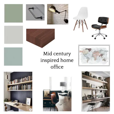 Young Home Office renovation Interior Design Mood Board by Melissa Welsh on Style Sourcebook