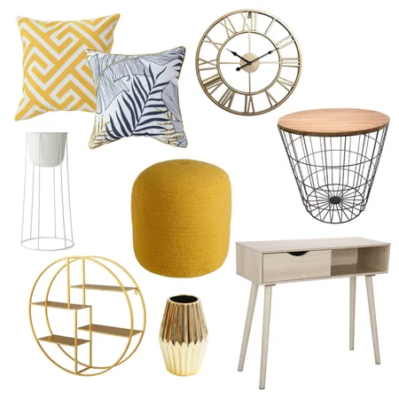 yellow gold Interior Design Mood Board by mimiekusya on Style Sourcebook