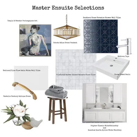 Master Ensuite Selections Interior Design Mood Board by BFD on Style Sourcebook