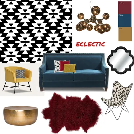 Eclectic Interior Design Mood Board by Ash on Style Sourcebook