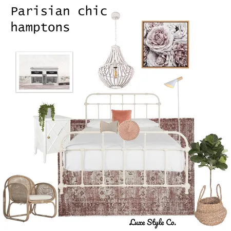 Parisian Chic Hamptons Interior Design Mood Board by Luxe Style Co. on Style Sourcebook