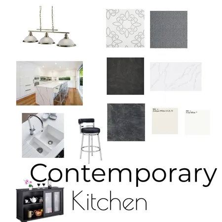 Contemporary kitchen Interior Design Mood Board by sandandstoneshomes on Style Sourcebook