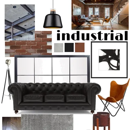 Industrial Interior Design Mood Board by Ash on Style Sourcebook